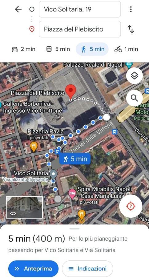 נאפולי Palizzi'S Home Behind Plebiscite Square מראה חיצוני תמונה